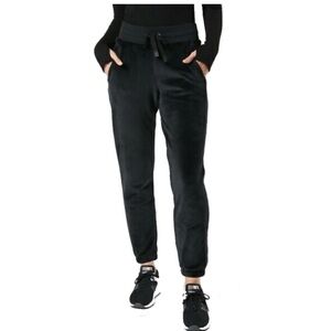 Athleta Double Cozy Karma Recover Jogger Pant Black size S